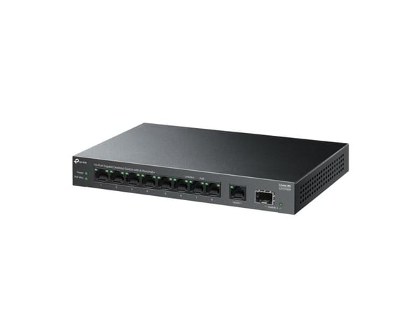 TP-Link LiteWave LS1210GP, Uhåndtert, Gigabit Ethernet (10/100/1000), Strøm over Ethernet (PoE)