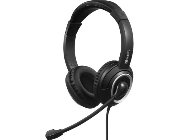 Sandberg - Headset - fullstorlek - kabelansluten - USB-C