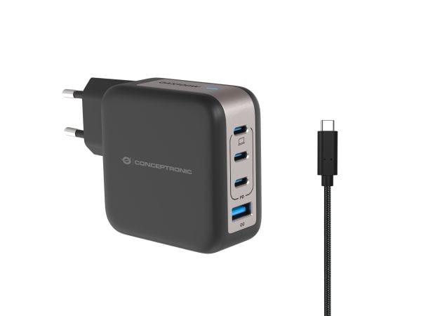 Conceptronic ALTHEA18B, Sisätila, AC, 20 V, 1,5 m, musta