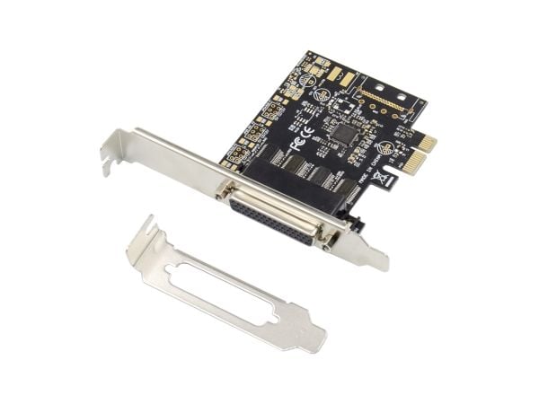 Conceptronic - Seriell adapter - PCIe 2.0 lav profil - RS-232 x 4 - svart