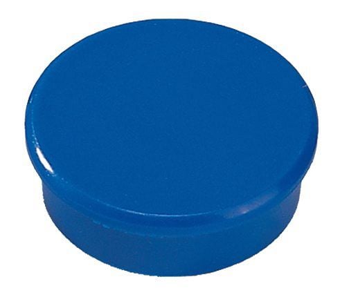 Dahle 95524, Whiteboard-magnet, Blå, 24 mm, 24 mm, 7 mm, 10 stykker