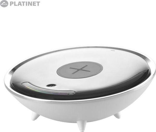 Platinet skrivebordslampe med QI-lader PDLU1 10W (43887)