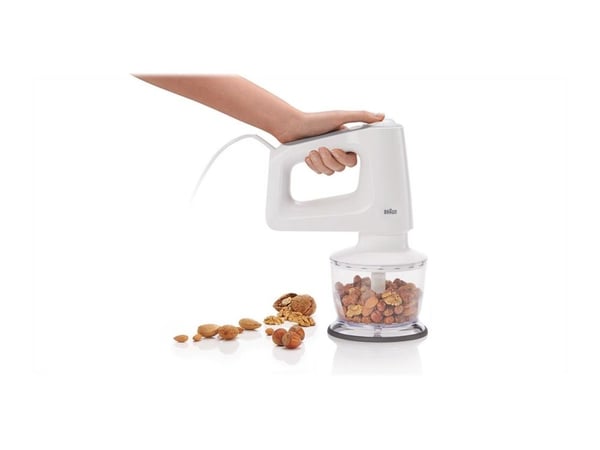Braun MultiMix 3 HM 3135 WH - Håndmikser - 500 W - hvit/grå