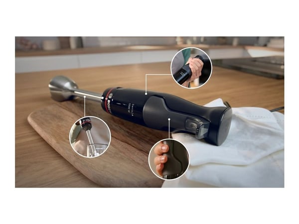 Bosch Serie | 4 ErgoMaster MSM4B610 - tehosekoitin - 1 kW - piano musta/antrasiittipintainen