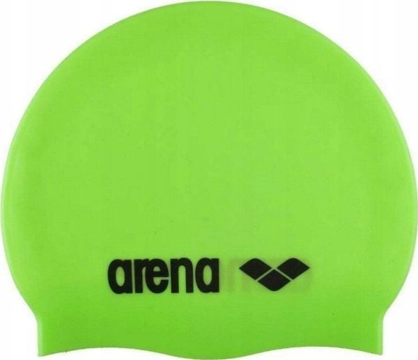 Arena Classic Silicone, Sort, Limefarget, Caps, Unisex, Svømming, Silikon, Bilde