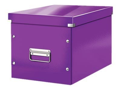 Leitz Click & Store Cube Large - Förvaringsbox - lila
