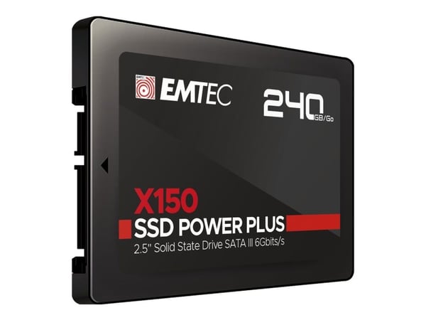EMTEC X150 Power Plus 3D NAND - SSD - 240 GB - intern - 2.5" - SATA 6Gb/s