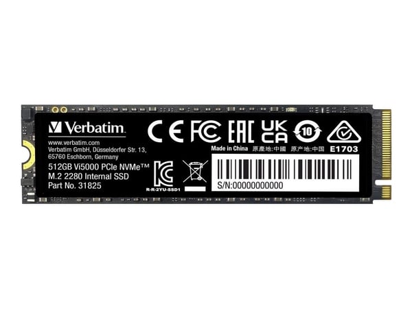Verbatim Vi5000, 512 GB, M.2, 5000 MB/s