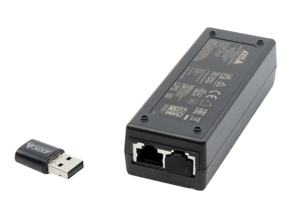 AXIS TM1901 - Wireless Kit - nettverksadapter - USB - Wi-Fi 5 - med kraftinjektor - for AXIS M1075-L