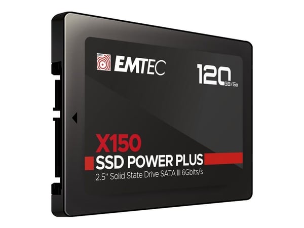 EMTEC X150 Power Plus 3D NAND - SSD - 120 GB - intern - 2.5" - SATA 6Gb/s