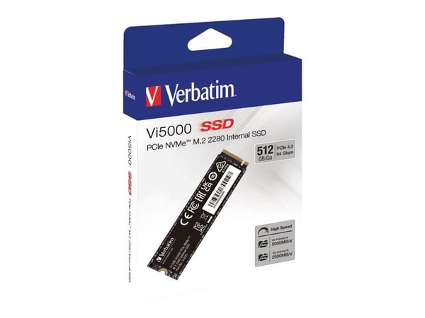 Verbatim Vi5000, 512 GB, M.2, 5000 MB/s