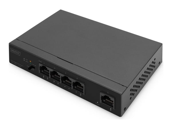 Digitus DN-95330-1, Hallitsematon, Gigabit Ethernet (10/100/1000), Power over Ethernet -tuki
