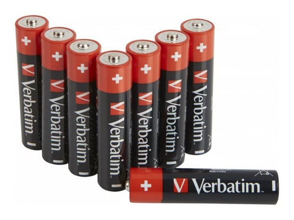 Verbatim ALKALINE BATTERY AAA - pakke med 8 stk