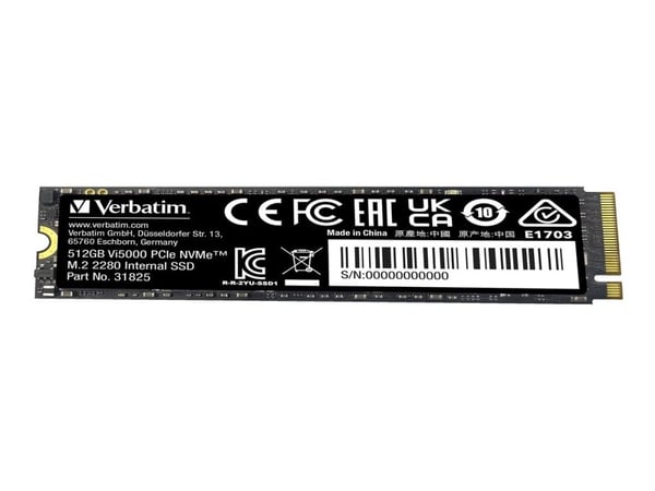 Verbatim Vi5000 - SSD - 512 GB - intern - M.2 2280 - PCIe 4.0 x4