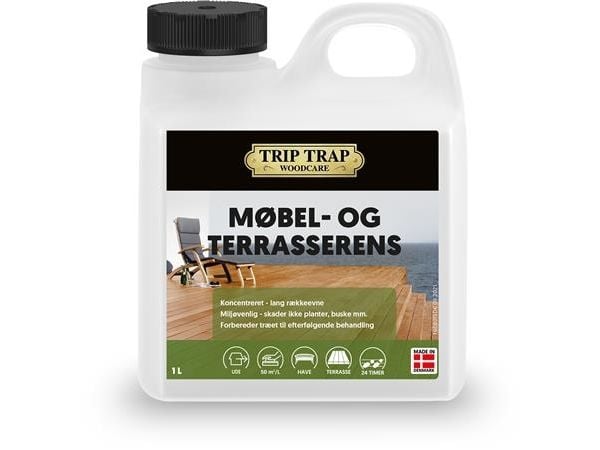 TRIP TRAP Møbel- og terrasserens 1,0L farveløs TRIP TRAP Møbel- og terrasserens 1,0L farveløs