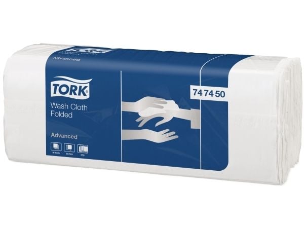 Vaskeklud Tork Advanced H3 hvid 6-lag Z-fold 20x80 ark - (1600 ark pr. karton)