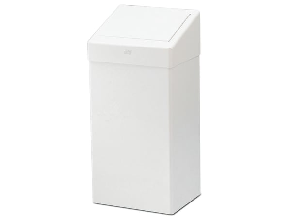 Tork 228000, 50 l, Rektangulær, Metall, Hvit, 355 mm, 275 mm