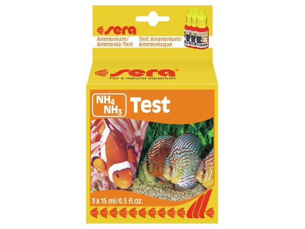 sera NH4/NH3 Test, Vanntestreagens, Ammonia (NH3 / NH4), 0,015 l, Hengende boks, Tyskland