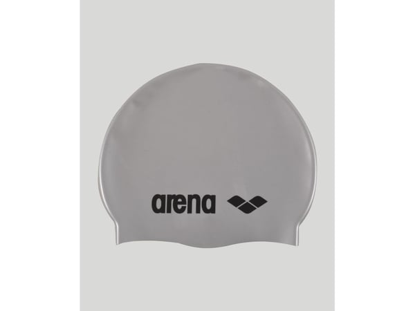 Arena Classic Silicone Cap, Sort, Sølv, Caps, Unisex, Voksen, Svømming, Silikon