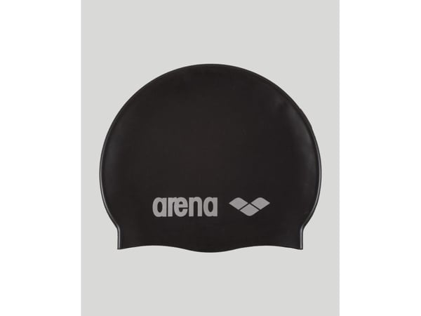 Arena Classic Silicone Cap, Musta, Hopea, Lippalakki, Unisex, Aikuinen, Uinti, Silikoni