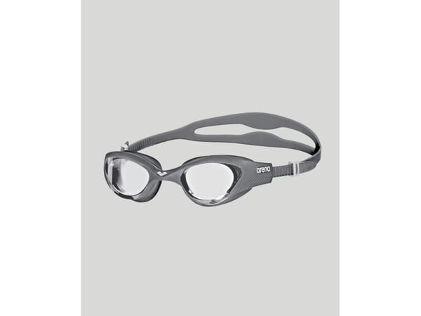 Arena The One Goggles, Unisex, Yksi koko, Harmaa, Termoplastinen kumi (TPR), Läpinäkyvä, Polykarbonaatti