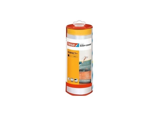 TESA Easy Cover Perfect+, Läpinäkyvä, 33000 x 1400 mm, Suurtiheyspolyeteeni (HDPE), 1 kpl