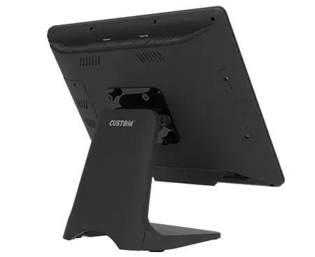Custom - POS terminal (POS) - 1 x Core i3 - GigE - skjerm: LED 15" 1024 x 768 (XGA) - svart