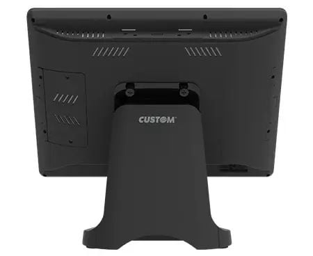 Custom - POS terminal (POS) - 1 x Core i3 - GigE - skjerm: LED 15" 1024 x 768 (XGA) - svart