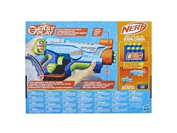 Nerf Elite Jr. Explorer, lekeeksplosjonstekniker, 6 år, 99 år, 330 g