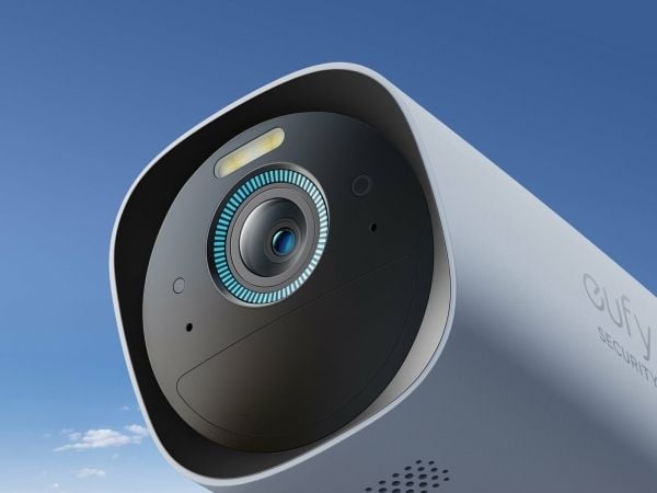 eufyCam S330 (eufyCam 3) - Videodeserver + kamera(er) - trådløs (Wi-Fi) - 3 kamera(er) - CMOS - hvit, svart