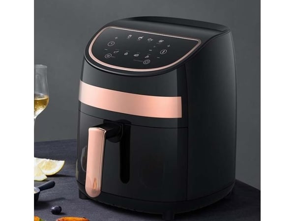 Deerma KZ100, Varmluftsfrityr, 3 l, Single/enkelt, Sort, Berøringskontroll, 1000 W