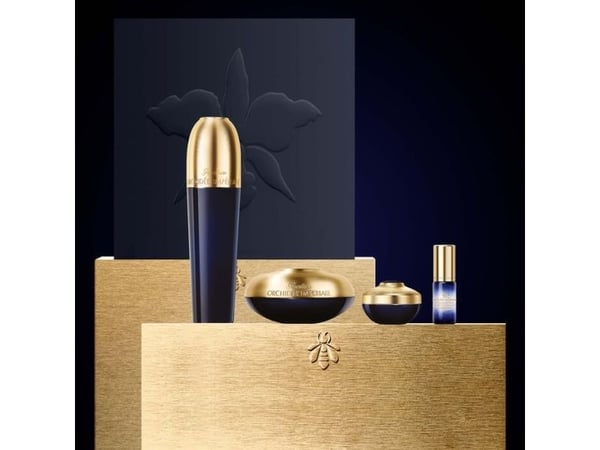 Guerlain skönhetsset Orchidee Imperiale: Anti-Ageing dagemulsion 30 ml + Natural lifting koncentrat 5 ml + anti-ageing cream 15 ml + anti-ageing ögon