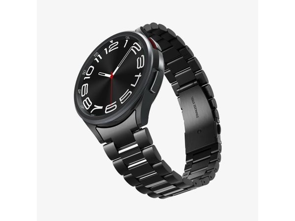 Spigen AMP06490, Band, Smartwatch, Svart, Samsung, Samsung - Galaxy Watch 6 Classic (47mm), Rostfritt stål