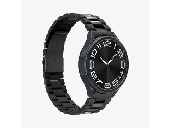 Spigen AMP06490, Band, Smartwatch, Svart, Samsung, Samsung - Galaxy Watch 6 Classic (47mm), Rostfritt stål
