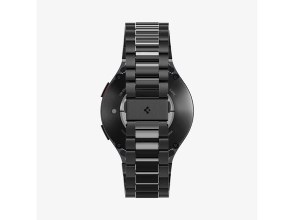 Spigen AMP06499, Band, Smartklokke, Sort, Samsung, Samsung - Galaxy Watch 6 (44mm), Rustfritt stål