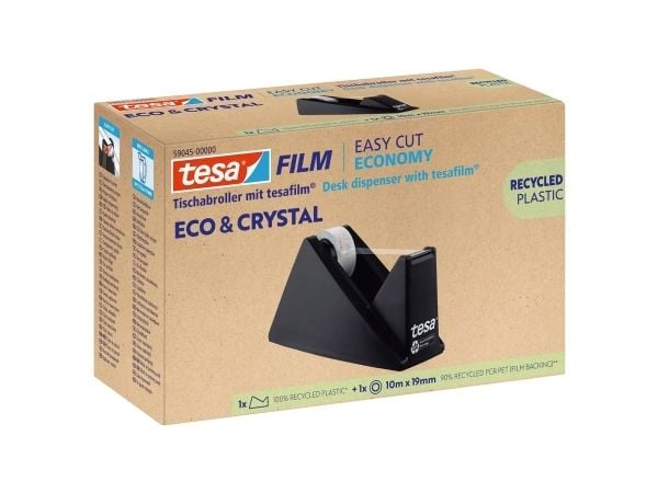TESA Eco &amp; Crystal, 1,9 cm, 33 m, Polystyreeni (PS), Lajittelu