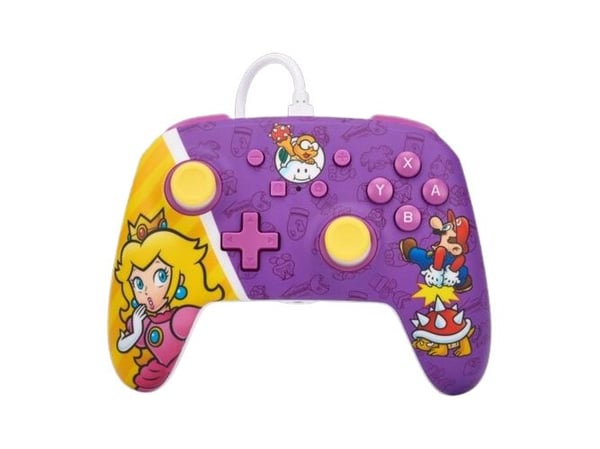 PowerA Enhanced - Håndkonsoll - kablet - prinsesse Peach kamp - for Nintendo Switch