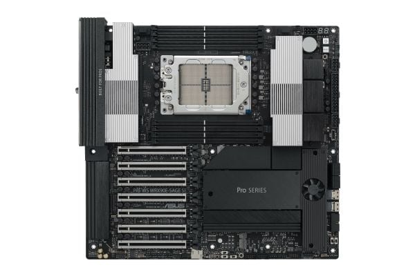 ASUS PRO WS WRX90E-SAGE SE - Hovedkort - SSI EEB AST2600 - Socket sTR5 - AMD WRX90 Chipset - USB 3.2 Gen 1, USB-C 3.2 Gen 2x2, USB4 - Gigabit LAN -...