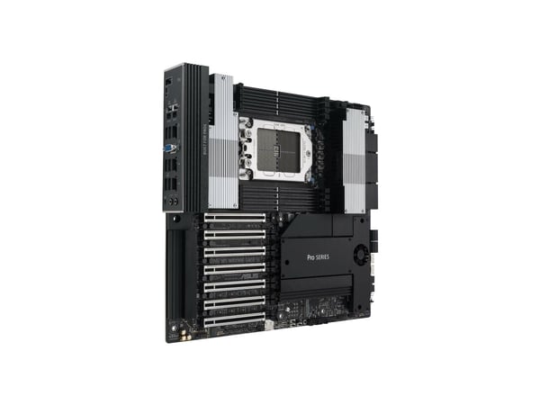 ASUS PRO WS WRX90E-SAGE SE - Hovedkort - SSI EEB AST2600 - Socket sTR5 - AMD WRX90 Chipset - USB 3.2 Gen 1, USB-C 3.2 Gen 2x2, USB4 - Gigabit LAN -...
