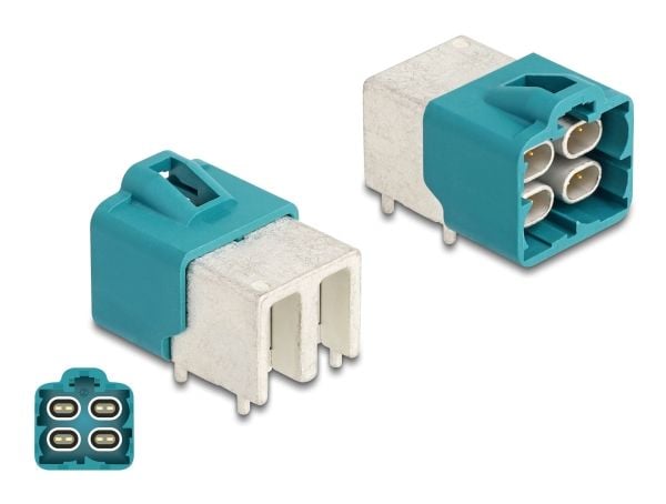 DeLOCK 90145, HDMTD, Blå, Sølv, Ledning feste, Plast, Messing, 100 O