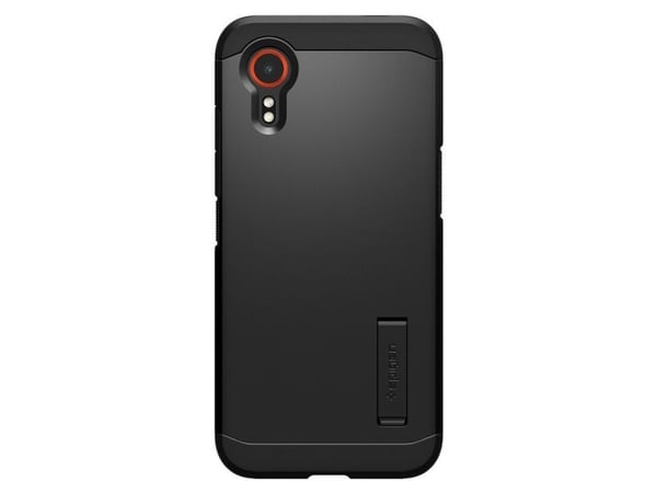 Spigen Tough Armor - Baksidedeksel for mobiltelefon - polykarbonat, termoplast-polyuretan (TPU) - svart - for Samsung Galaxy XCover7