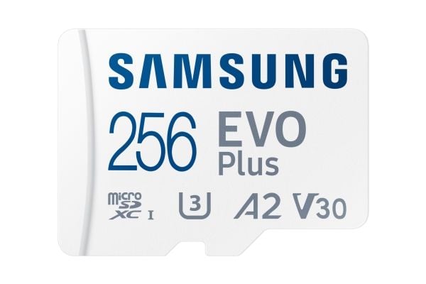 Samsung EVO Plus MB-MC256S - Flashminnekort (microSDXC til SD-adapter inkludert) - 256 GB - A2 / Video Class V30 / UHS-I U3 / Class10 - microSDXC U...