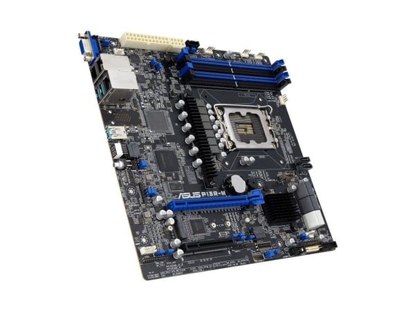 ASUS P13R-M - Hovedkort - micro ATX - LGA1700-sokkel - C262 Chipset - USB 3.2 Gen 1, USB 3.2 Gen 2 - Gigabit LAN - innbygd grafikk (CPU kreves)