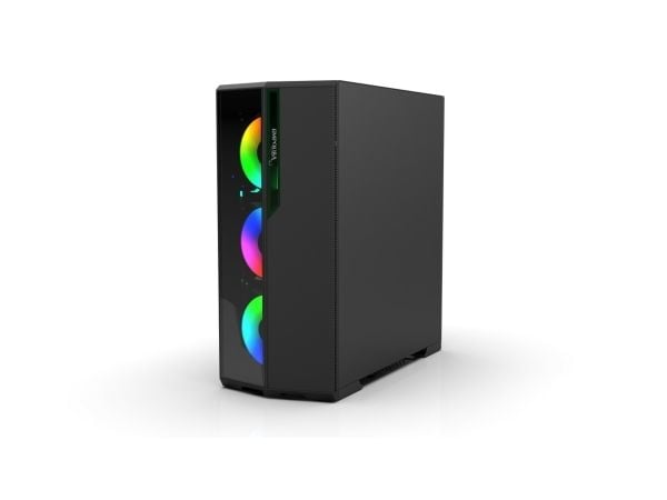 Inca EMG-17XN, Midi Tower, PC, Svart, ATX, Micro ATX, Mini-ITX, ABS, Metall, Spilling