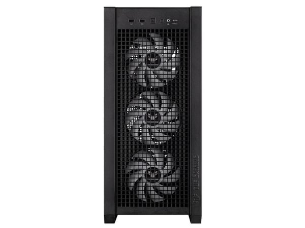 ASUS TUF Gaming GT302 ARGB - Mid tower - utökad ATX - genomskinlig sidopanel (härdat glas) - ingen strömförsörjning - USB/ljud