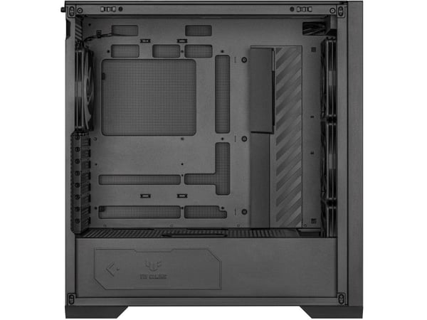 ASUS TUF Gaming GT302 ARGB - Mid tower - utökad ATX - genomskinlig sidopanel (härdat glas) - ingen strömförsörjning - USB/ljud