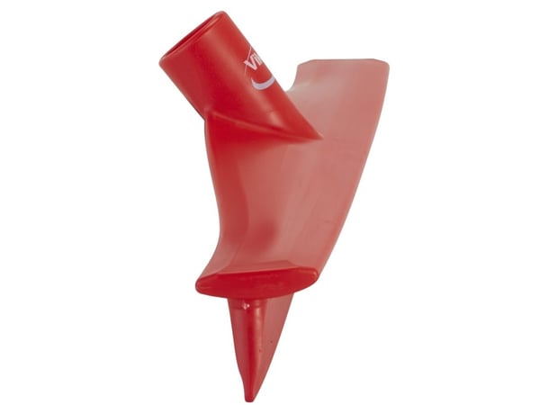 Gulvskraber, Vikan, 40x8x9cm, rød, TPE gummi/PP, 40 cm, med enkeltblad