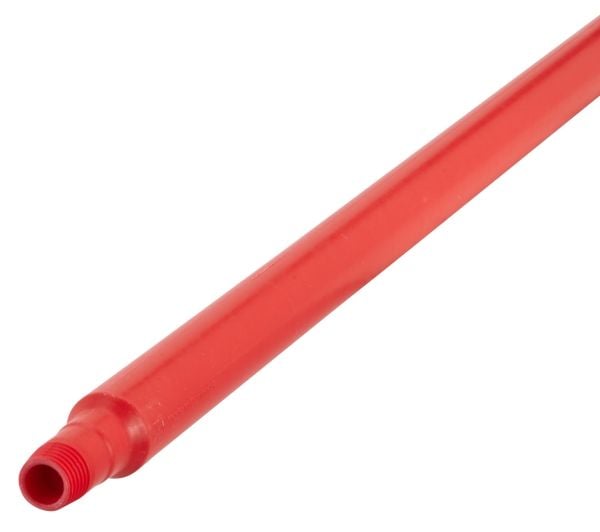 Skaft Ultra hygiejnisk Ø34x1700 mm med Gevind PP Rød,1 Stk