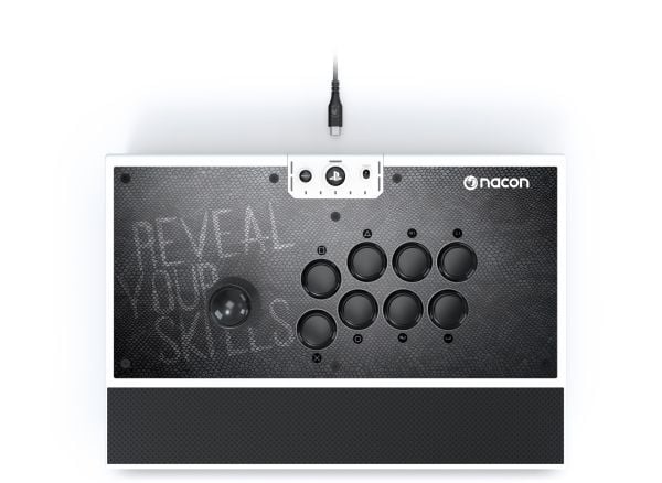 NACON DAIJA Arcade Stick, Erikois, PC, PlayStation 4, PlayStation 5, Jaa-painike, Langallinen, USB, musta, Valkoinen