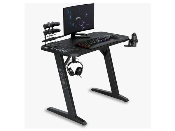 Nomad Cybernetic Svart Gamingbord 120x60 cm
